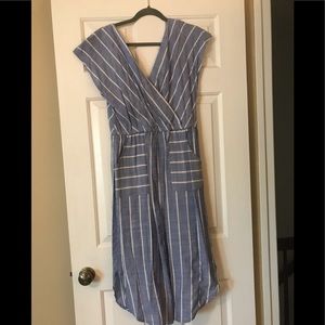 Mid length chambray dress